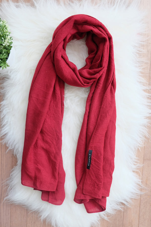 Cotton Modal - Red - Hijabtale