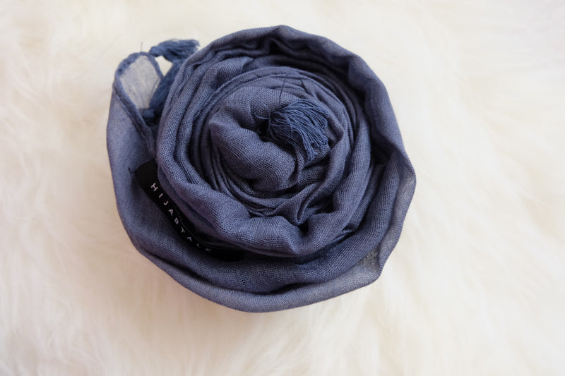 Viscose Tassel - Aegean Blue - Hijabtale