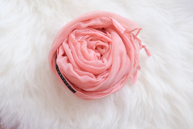 Viscose Tassel - Coral - Hijabtale