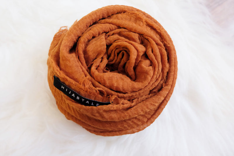 Viscose Crinkle - Cinnamon - Hijabtale