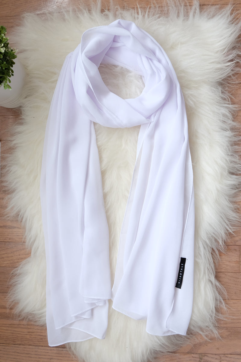 Premium Chiffon - White - Hijabtale