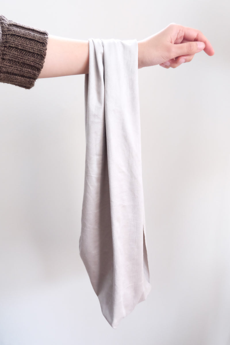Luxury Suede Instant Turban - Grey - Hijabtale