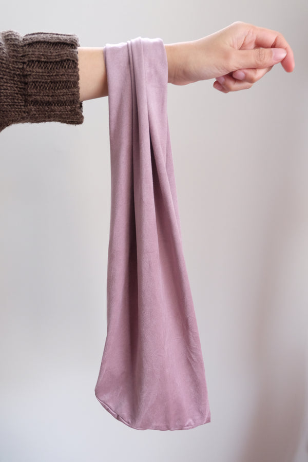 Luxury Suede Instant Turban - Lilac - Hijabtale