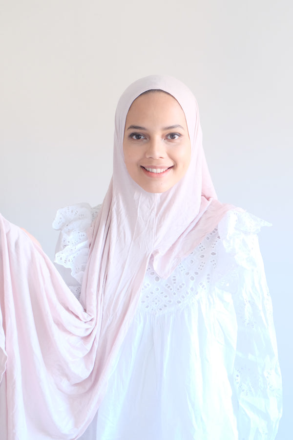 Premium Instant Jersey (Sewn) - Bare Pink - Hijabtale